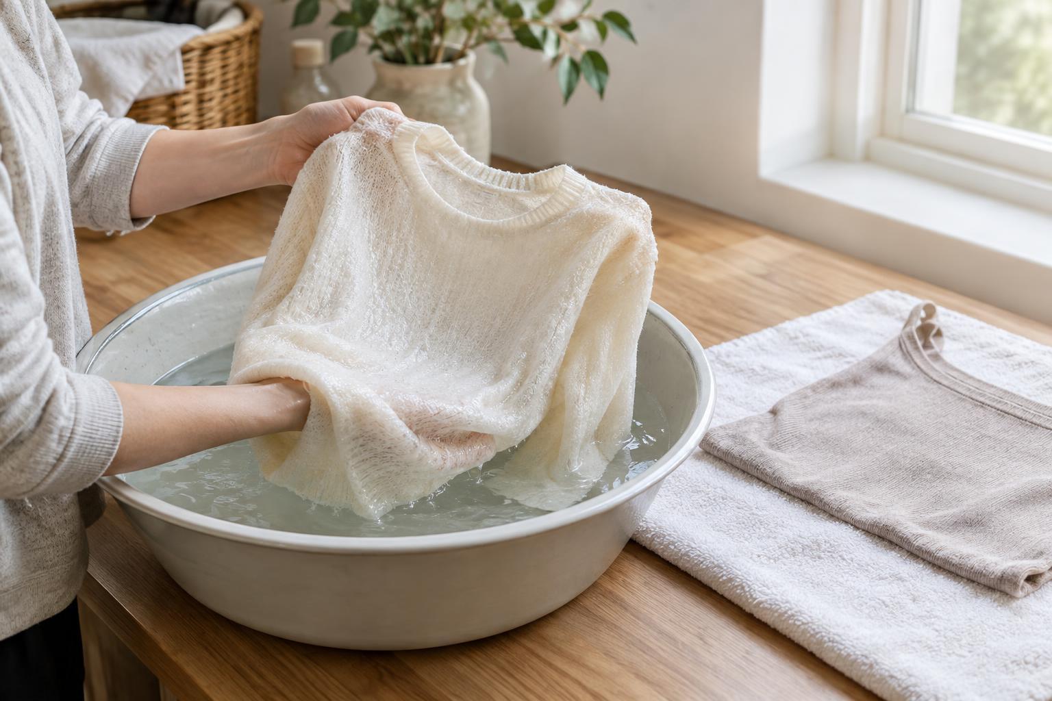 How to Hand-Wash Delicate Clothes Without Stretching Them