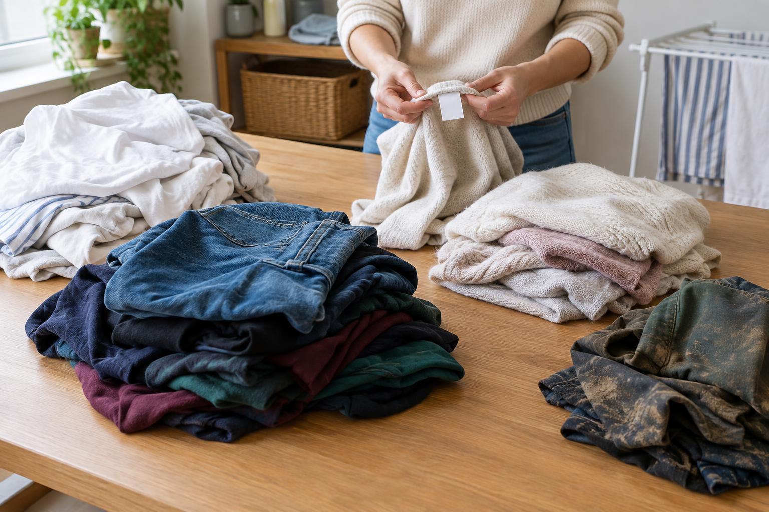 How to Sort Laundry by Colour, Fabric and Soil Level