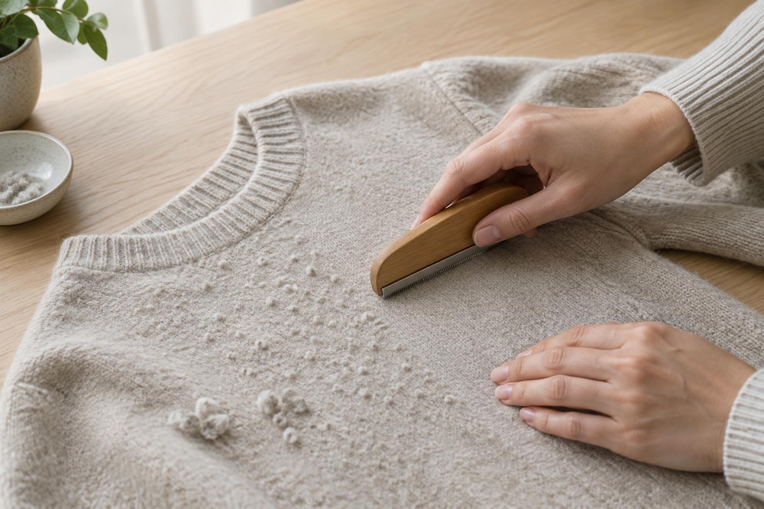 How to Remove Fabric Pills Without Damaging Clothes