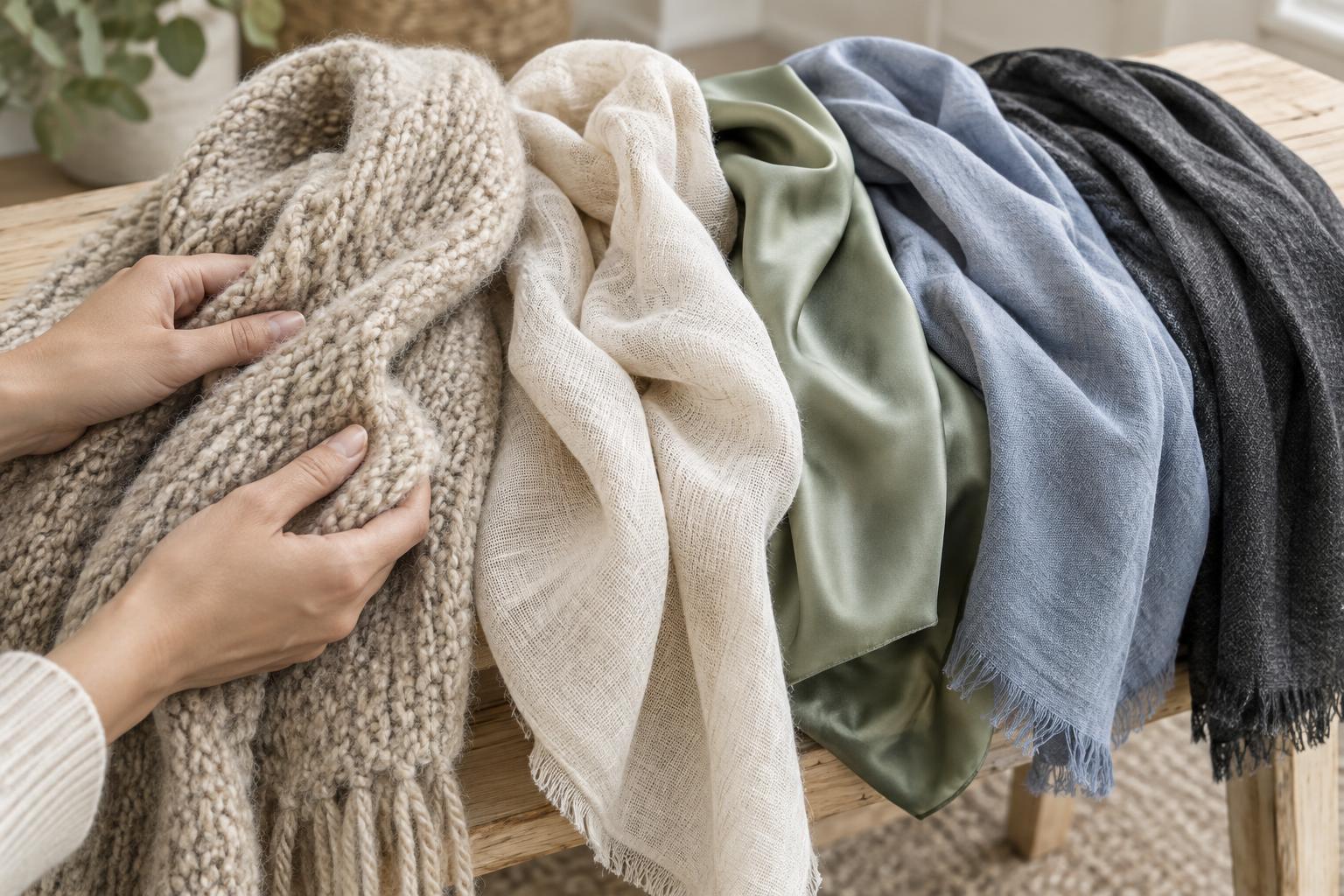 How to Choose a Scarf Fabric for Warmth, Breathability and Comfort