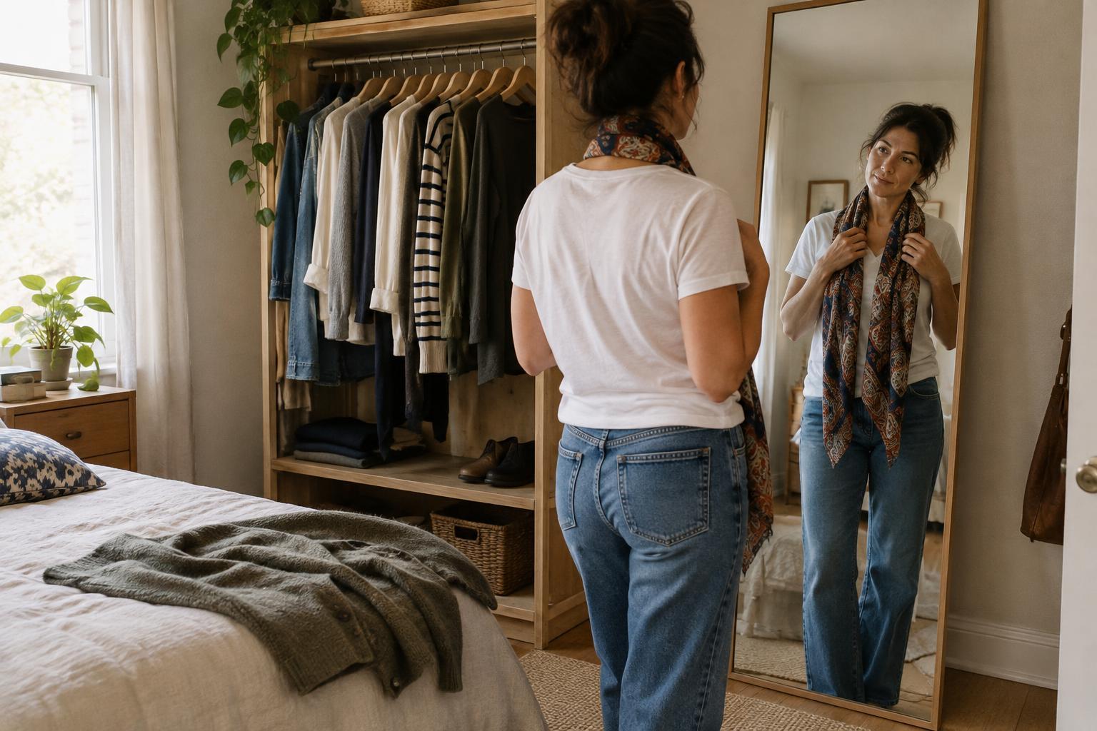 How to Experiment with a New Style Using Clothes You Own