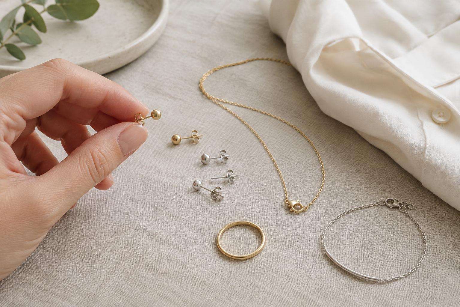 Choosing Everyday Jewellery Materials for Sensitive Skin