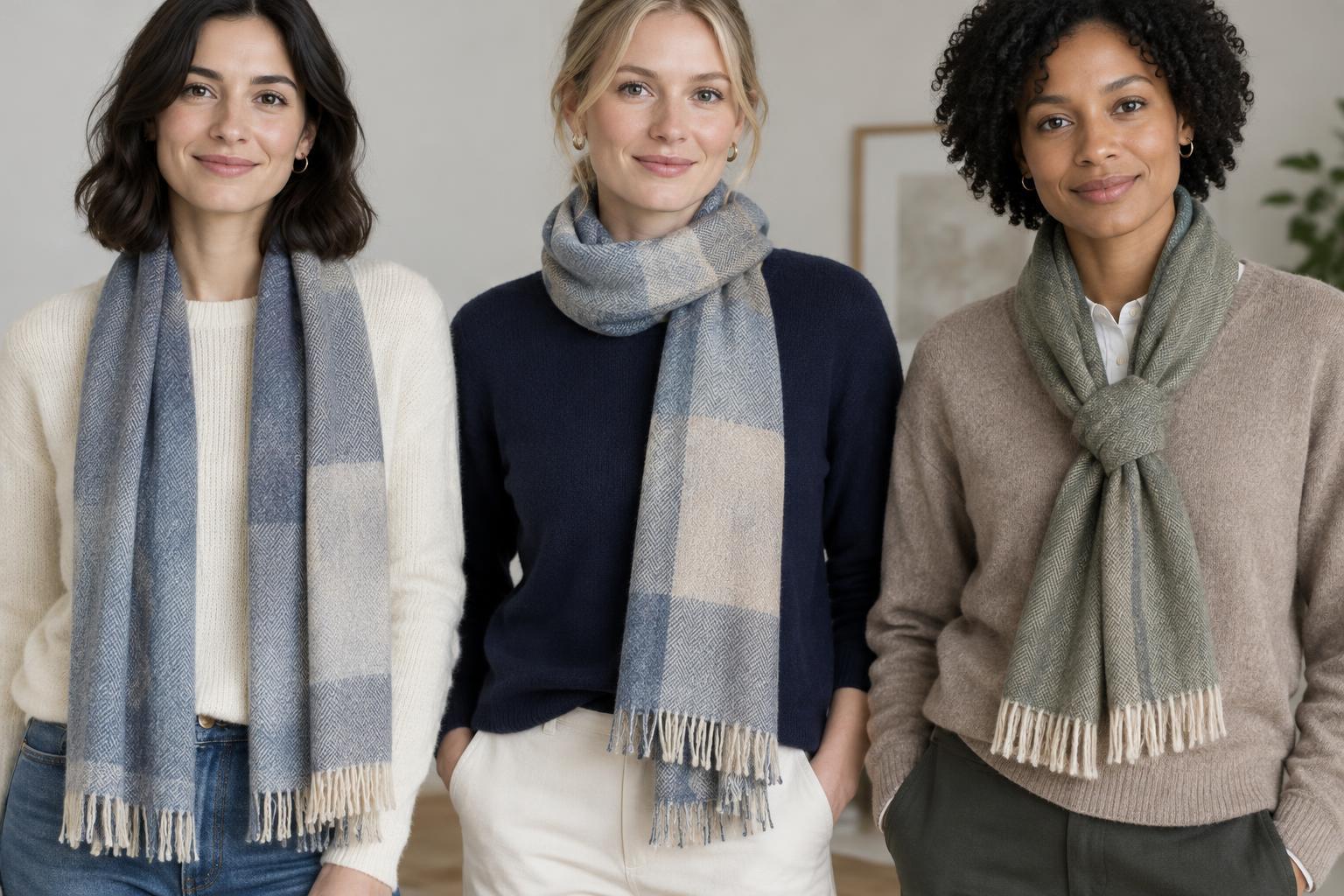 Three Simple Ways to Tie a Rectangular Scarf