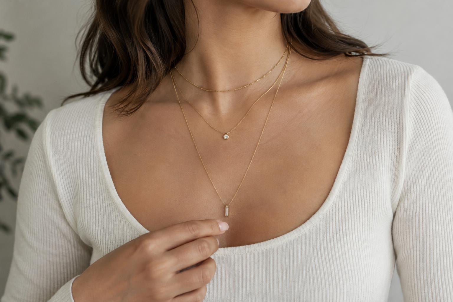 How to Layer Necklaces Without Tangling or Crowding the Neckline